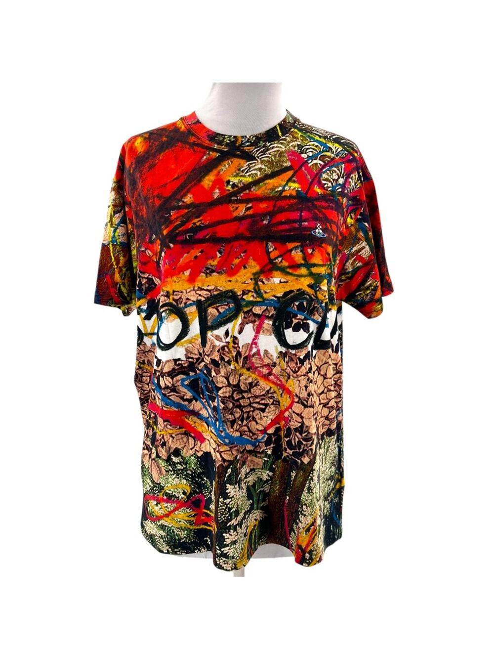 Vivienne Westwood Wallace Collection stop climate change graphic T-shirt size L